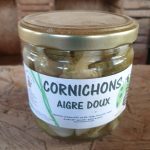 Pot de cornichons aigre doux 200g